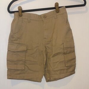 BOYS BUTTON CARGO SHORTS